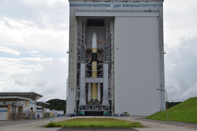 大型ロケット組立棟　世界一大きいドア